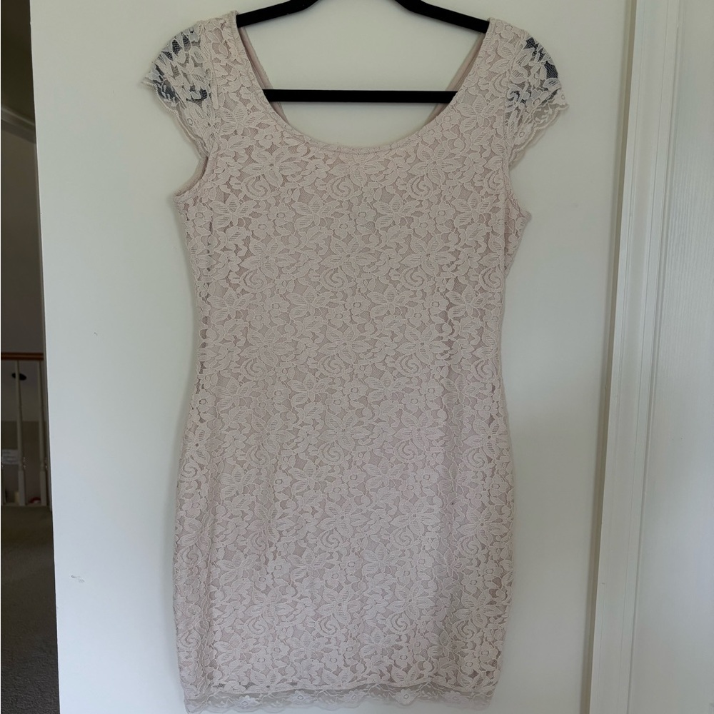 Off White Lace Dress